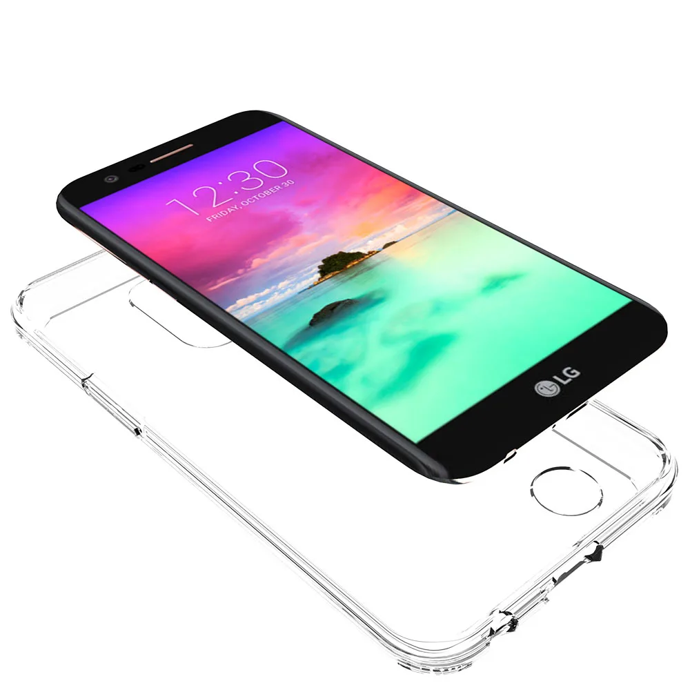 Тонкие мягкие жесткие акриловые задние чехлы из ТПУ для LG K20 Plus/K20 V/LV5/K10 (2017) @ |
