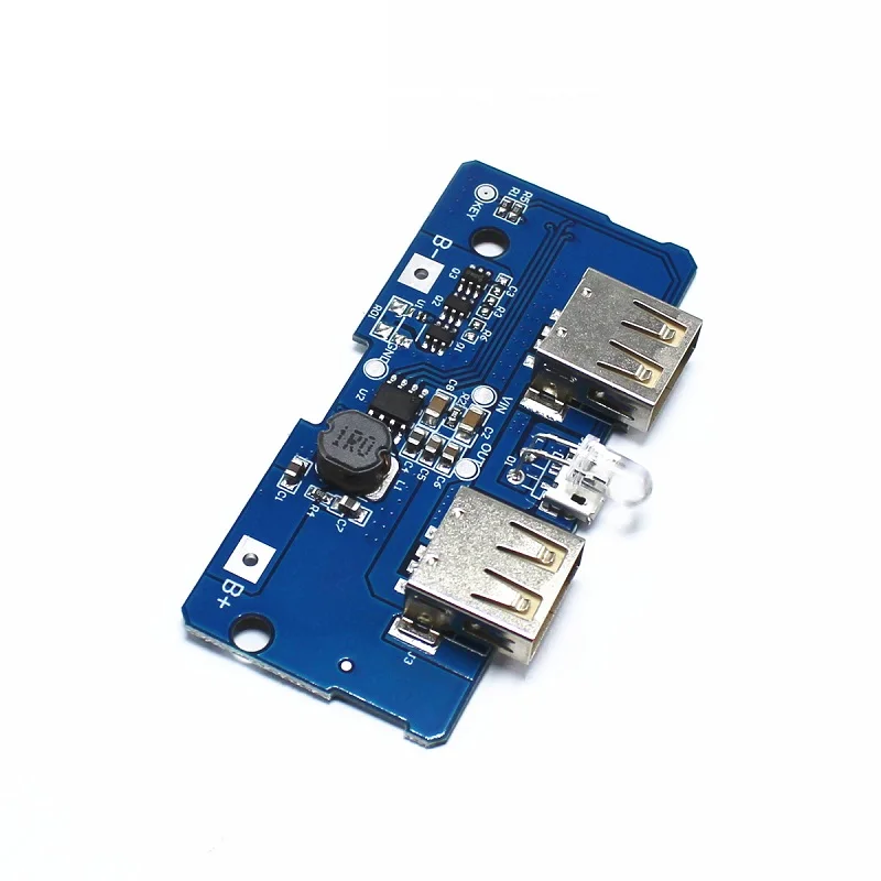 USB 5V 1A 2.1A мобильный Банк питания 18650 зарядное устройство PCBA материнская плата ЖК