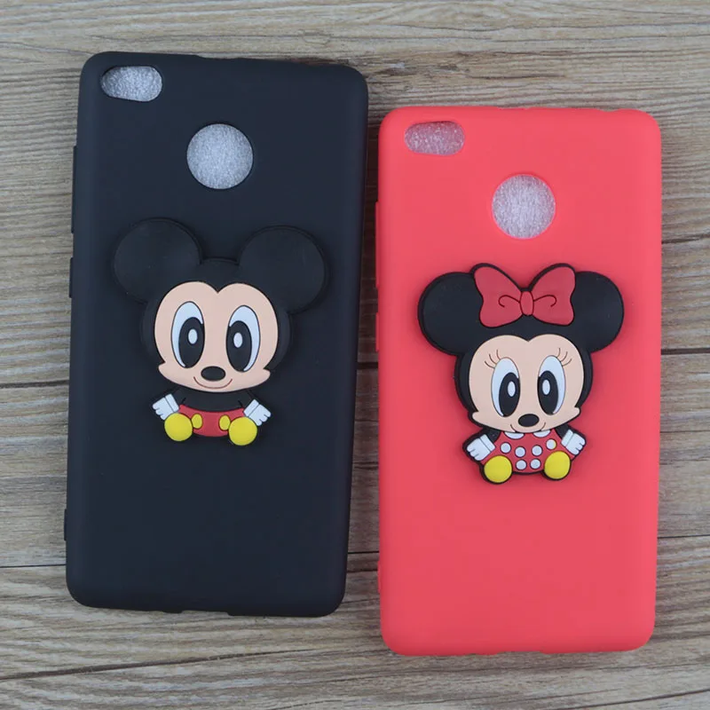 Милый мультфильм Минни чехол для Xiaomi Redmi 4X Hongmi случаях стежка рисунок Hello Kitty Микки