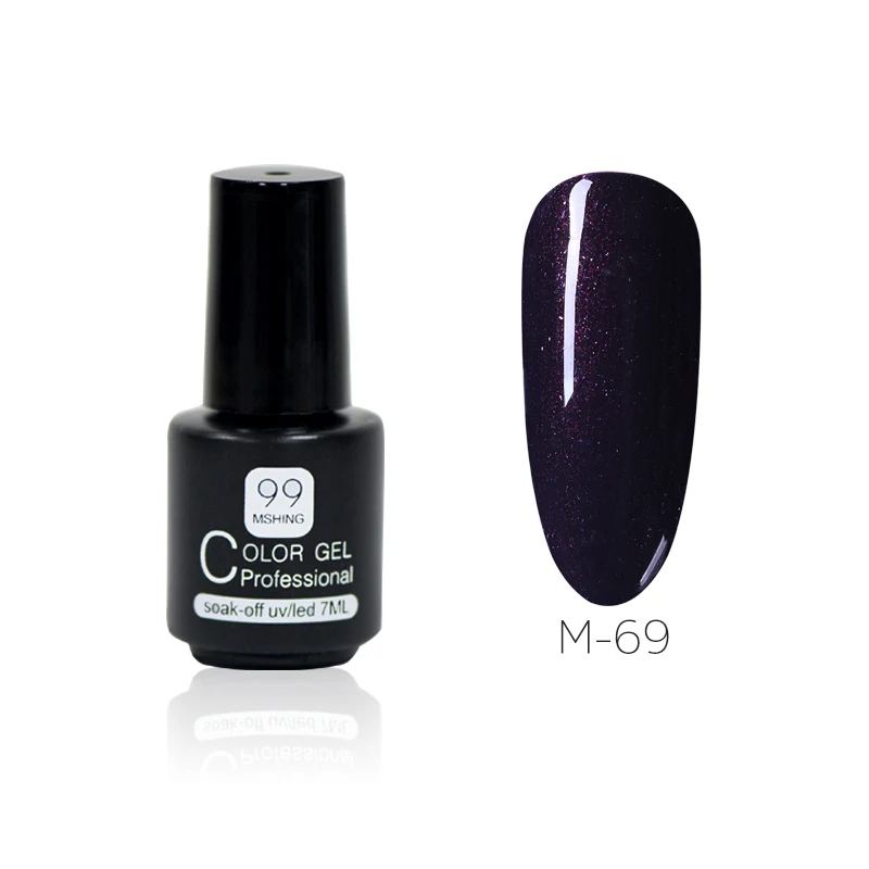 M069 MSHING99 Гель-лак набор для маникюра Полупостоянный Vernis верхнее покрытие УФ светодиодный Гель-лак замачиваемый ногтей художественный Гель-лак для ногтей - Цвет: M069