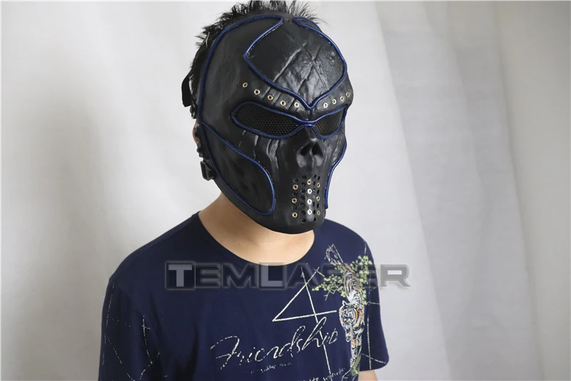 Модная красная лазерная маска, светящаяся, светильник Laserman, маска для лица, лазерное шоу, маски для Хэллоуина, для лазерного танцора, вечерние принадлежности