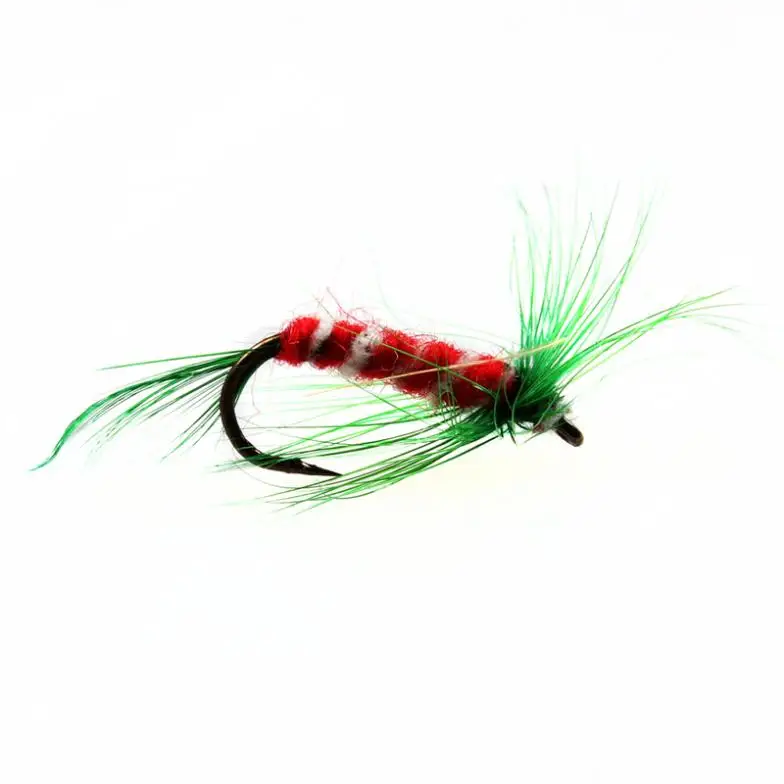 Высочайшее Качество Сухой Золы Приманки/Крючки 96 шт. Баттерфляй Стиль Одинарный