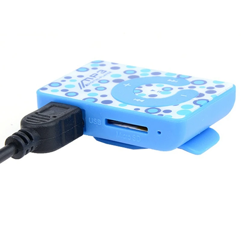 Мини клип USB MP3 музыкальный медиаплеер с микро TF/SD слот для карты и