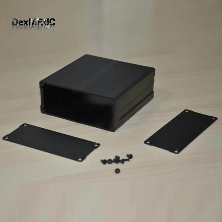 Корпус из алюминиевого сплава Электрический корпус коробка DIY 97x40x100мм новая