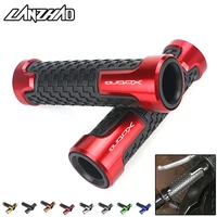 for kymco xciting 200 300 400 500 78 motorcycle handlebar hand grips cnc rubber gel grip universal red blue gold black orange