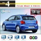 Автомобильная камера для Volkswagen VW Polo  GTiDerby, высококачественная камера заднего вида для PAL  NTSC для настройки  Разъем RCA