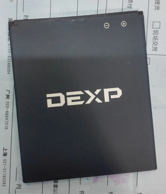 Оригинальный аккумулятор DEXP S Ixion ES25 &quot3 7 V 1900mAh для телефона ES25&quot-бесплатная