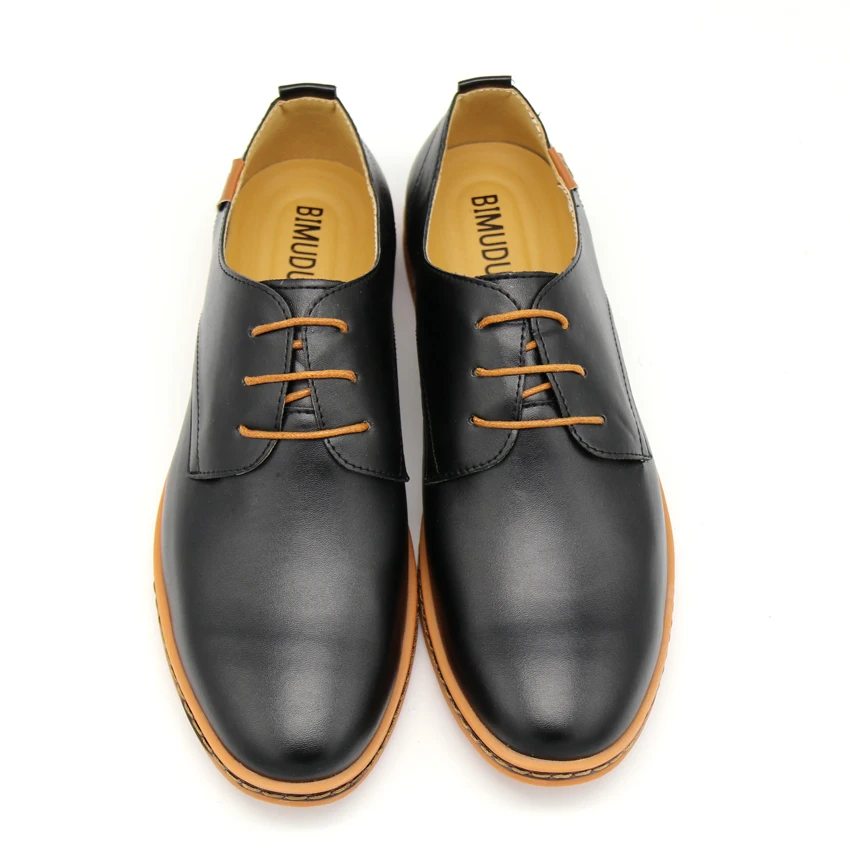 2015 Новые осенние ботинки для мужчин. Мужская обувь из ПУ кожи. Аккуратная мужская