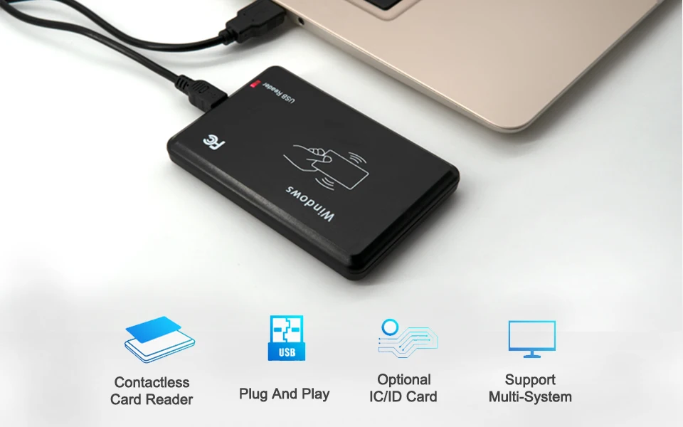 Eseye 13,56 МГц RFID считыватель 14443A близость смарт IC карта USB датчик считыватель upport оконная система контроля доступа кардридер