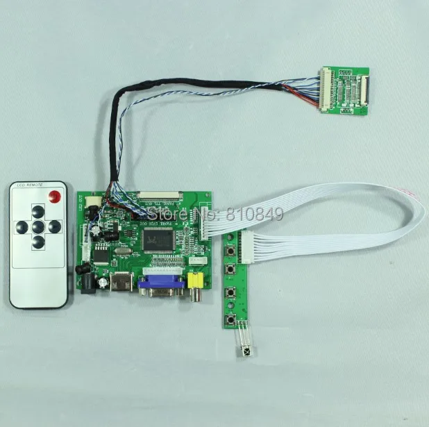 HD MI + VGA 2AV lcd-плата контроллера работать в течение 7 дюймов HSD070PWW1 IPS панель