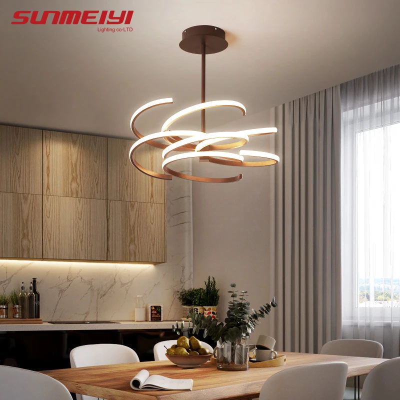 Современные светодиодные люстры многослойный креативный художественный