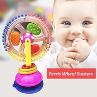 baby toys tricolor multi touch rotating ferris wheel rattle toys development puzzle infant dining chair cart toddler sucker toys