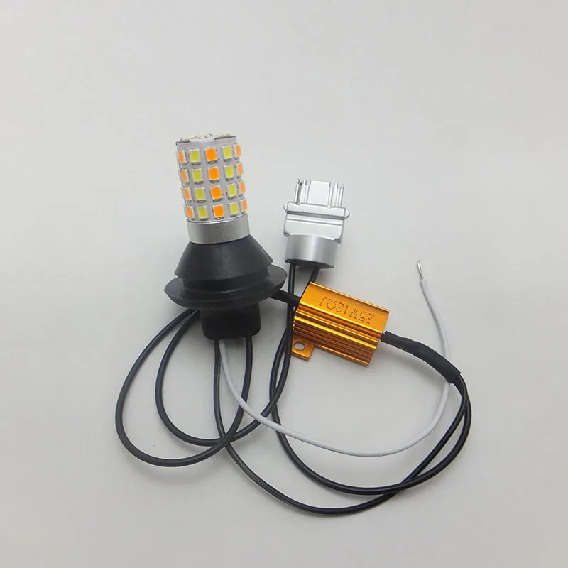 AMYWNTER 3157 12V Габаритные огни 21 Вт DRL 3156 база Canbus led поворотные сигналы стоп-сигналы
