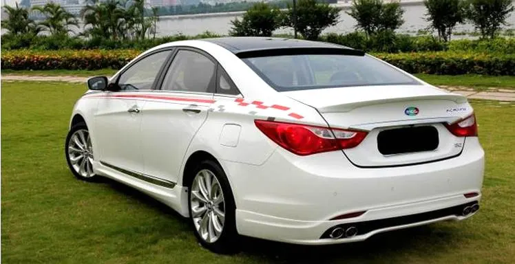 Разноцветный ABS спортивный автомобиль задний спойлер на крыло крышу для Hyundai SONATA 8