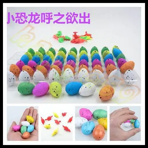 60 шт. 2*3 см детские пасхальные яйца Яйца динозавра Пасхальные животных