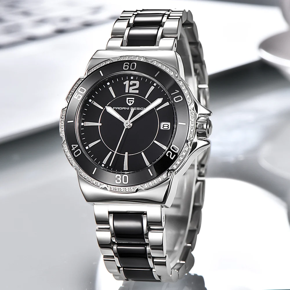 PAGANI дизайнерские Роскошные Брендовые женские часы Reloj Mujer, женские высококачественные керамические часы с браслетом, женские знаменитые часы Relogio Feminino