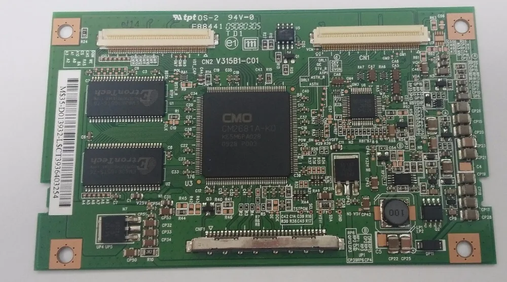 Бесплатная доставка оригинальная модель CN2 V315B1 C01 для samsung TV без кабелей|t-con