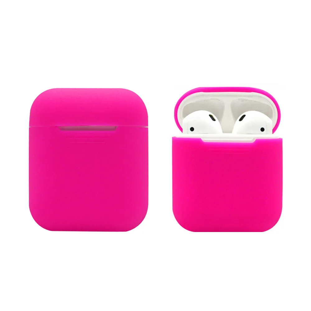 J Силиконовый чехол для AirPods, защитный чехол для Apple Airpod, чехол для зарядки, спортивные наушники, Прямая поставка - Цвет: J