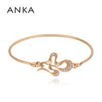 anka brand rhinestone crystal cuff bracelet crystal bangles for women luxury wedding party jewelry 132274
