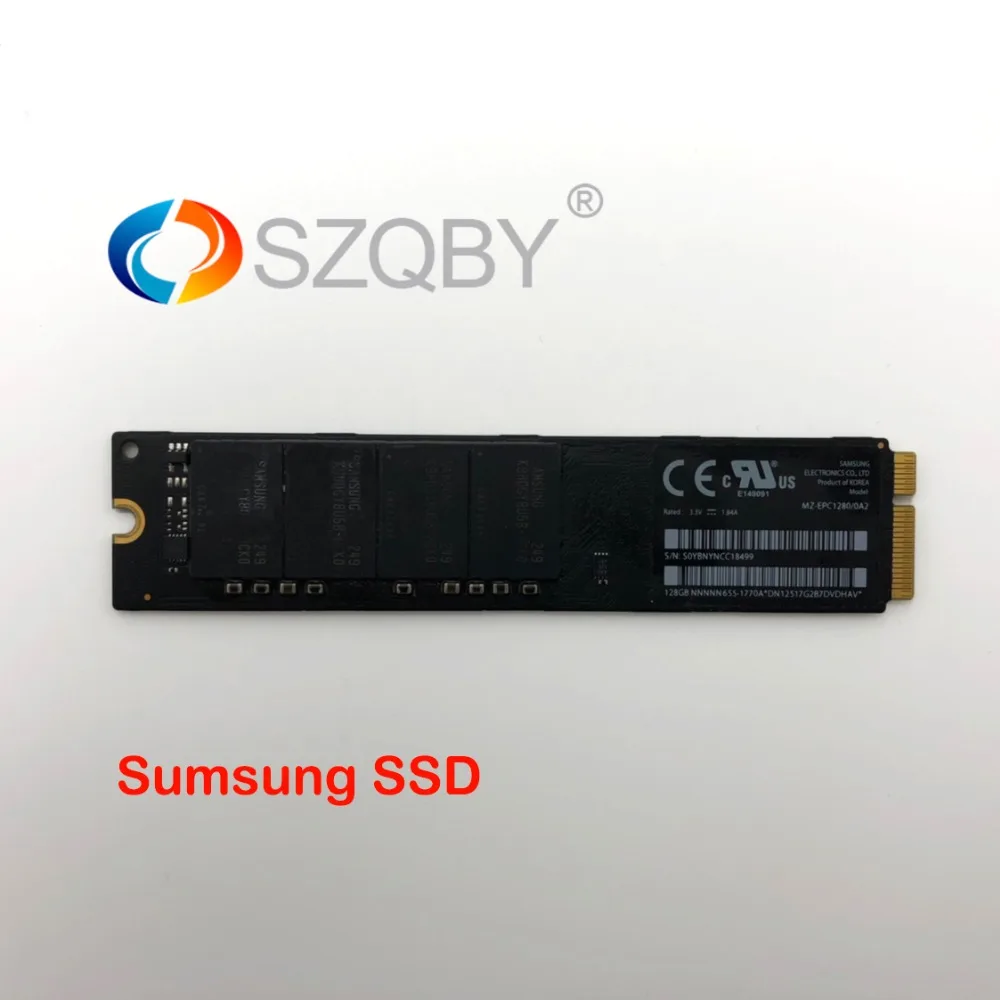 Оригинальный твердотельный накопитель 2010 2011 2012 года для MacBook Air 11 A1370 A1465 и 13 A1369 A1466