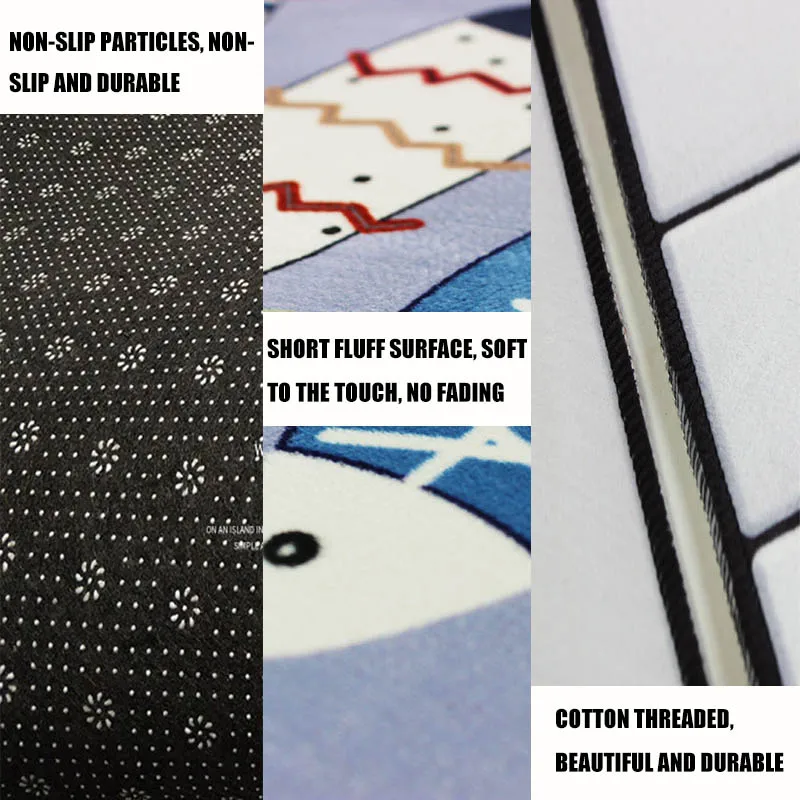 

HZTRXUN Kitchen Mat Cheaper Anti-slip Modern Area Rugs Living Room Balcony Bathroom Carpet Set Doormat Bath Mat in The Hallway