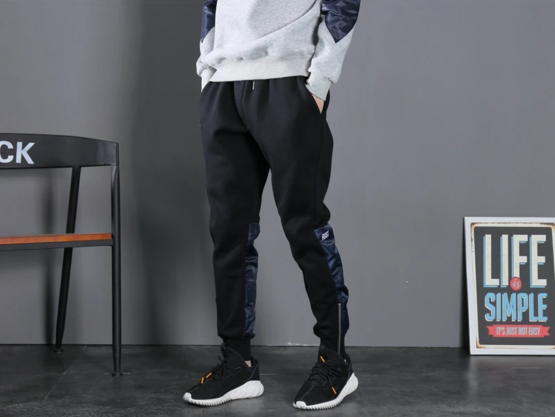 Серые, синие, цветные спортивные штаны, мужские, женские, в стиле хип-хоп, на молнии, Мужские штаны для бега, высокое качество, модные повседневные штаны для бега