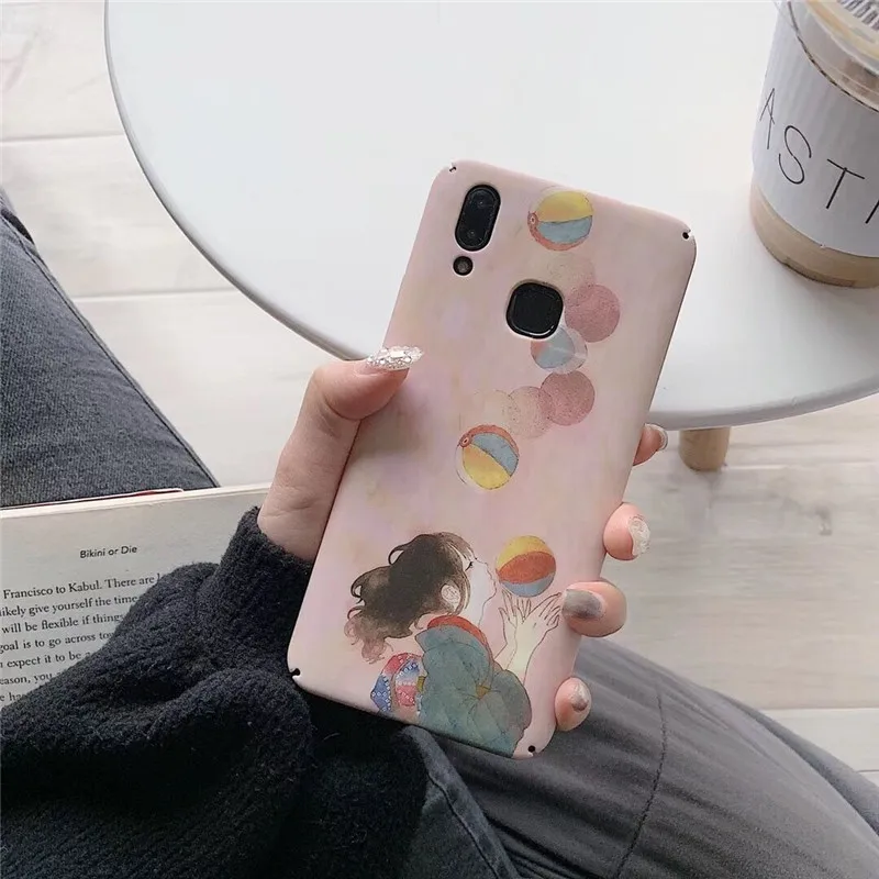 2 LANCHE чехол для телефона Xiaomi Redmi Note 7 8 чехол милый аниме жесткий пластиковый чехол для телефона для xiaomi mi 8 9 se mi A3 8 lite 6X чехол - Цвет: 2