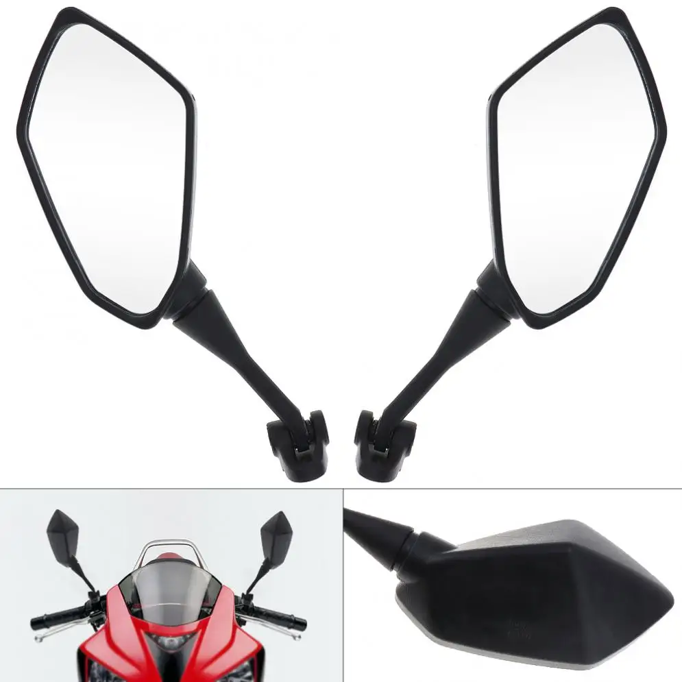 

Новые 2 шт модифицированные универсальные мотоциклетные зеркала заднего вида боковые зеркала для Honda Hyosung Kawasaki