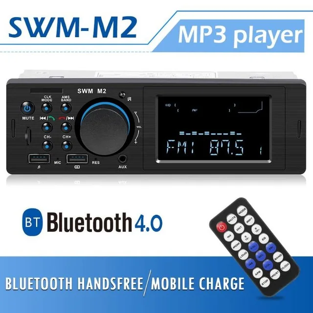 SWM M2 автомобильный аудио MP3 музыкальный плеер 12 в пульт дистанционного управления