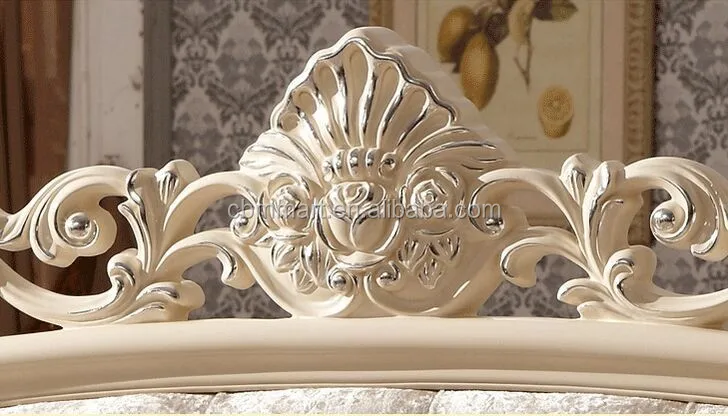 Деревянная перекладина из ткани кровать king size 0409-A811