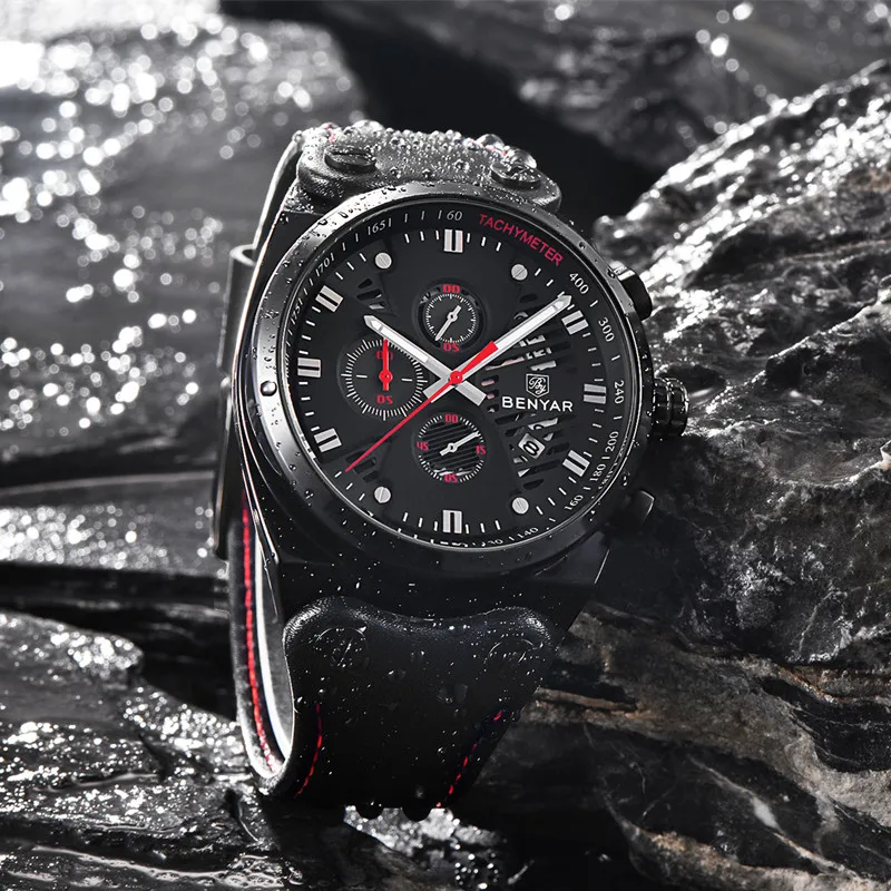 Часы мужские кварцевые с силиконовым ремешком и черепом | Наручные часы