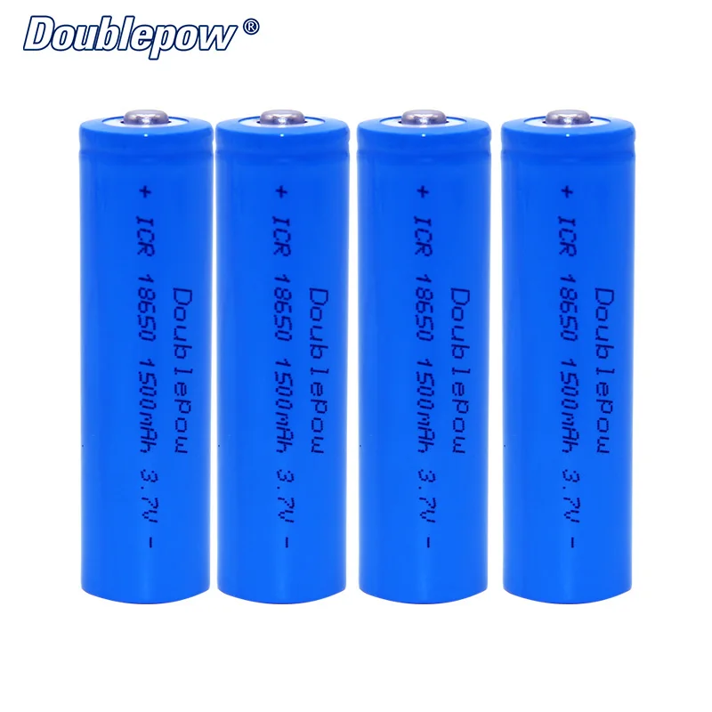 4 шт./лот,, горячая Распродажа, doulepow DP-18650, 3,7 мА, 18650 в, литий-ионная аккумуляторная батарея, высокая емкость для фонарика