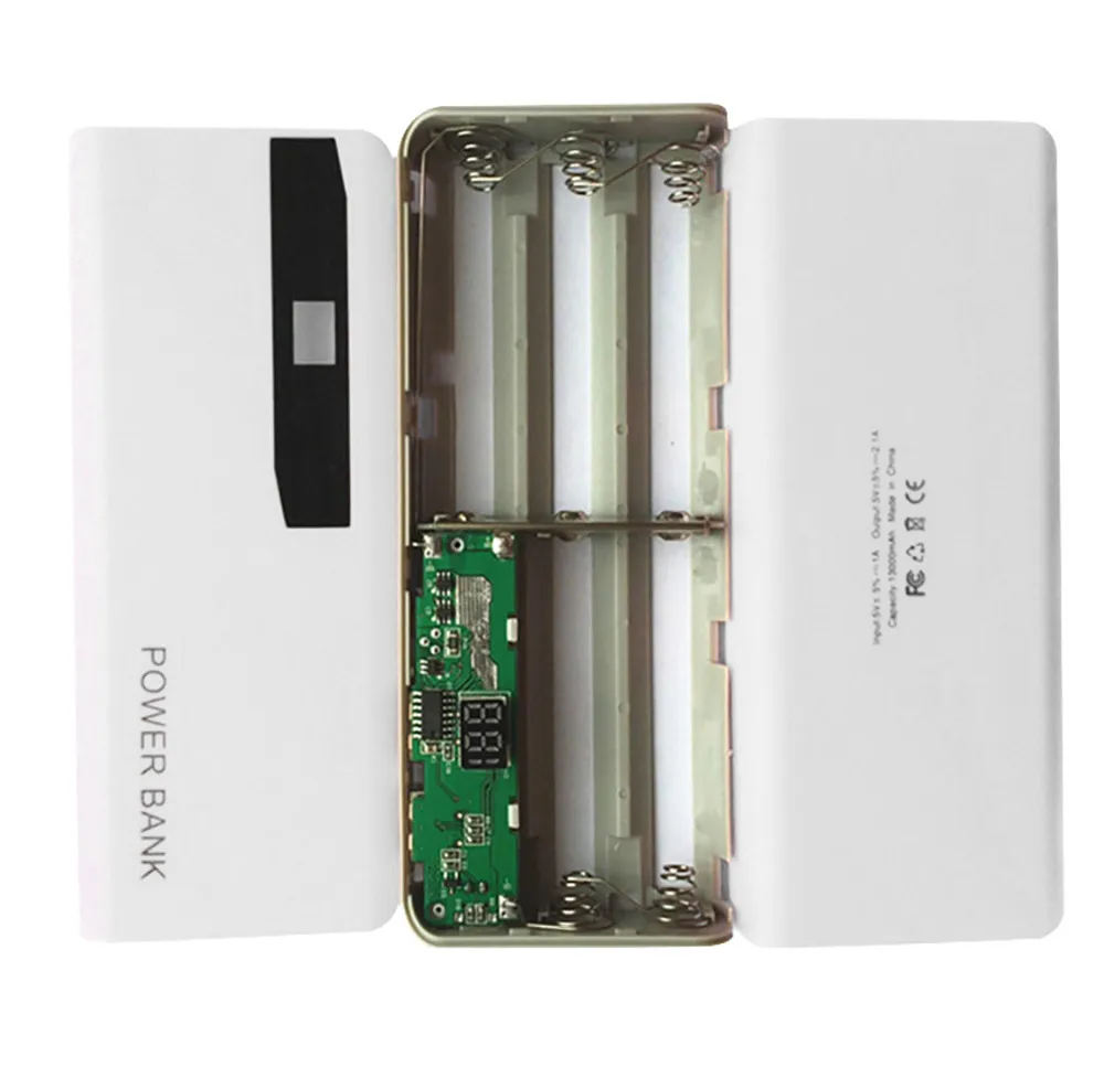 HIPERDEAL светодиодный дисплей 5X 18650 USB внешний аккумулятор зарядное устройство для