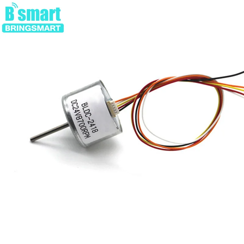 Bringsmart R2418 Micor бесщеточный мотор высокая скорость 7500 об/мин 12В электрическая