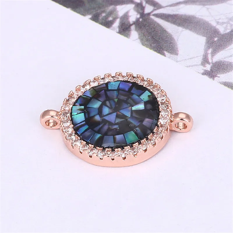 Круглый микро закрепка из фианита 18 мм * 14 мм|Ювелирная фурнитура и компоненты| |