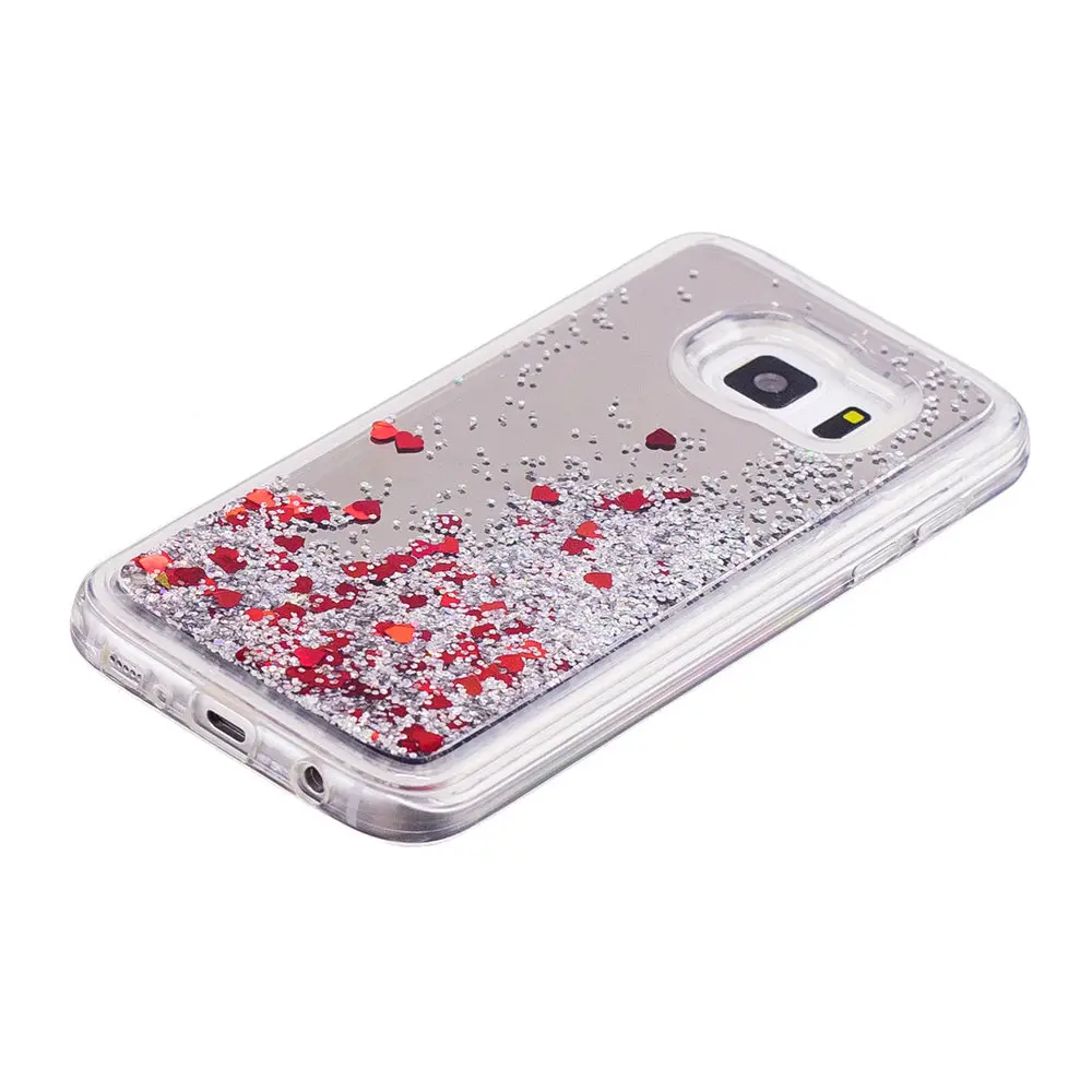 Зеркальный чехол для Samsung Galaxy S7 S 7 G930 G930F G930FD SM-G930F SM-G930FD G930U силиконовый с жидким