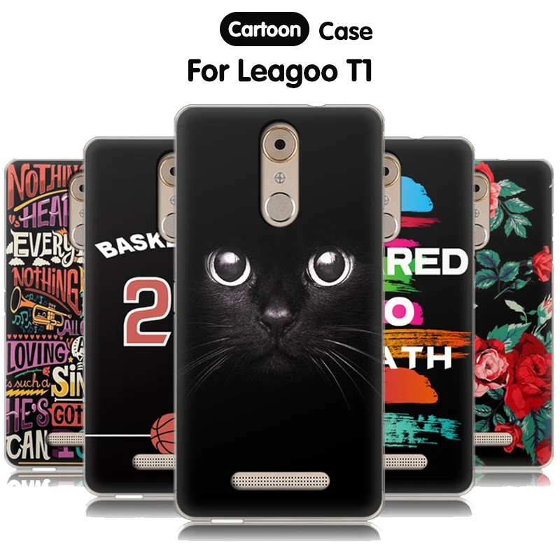 EiiMoo силиконовый чехол для Leagoo T1 T 1 5 0 дюймов тонкая задняя крышка с мультяшным