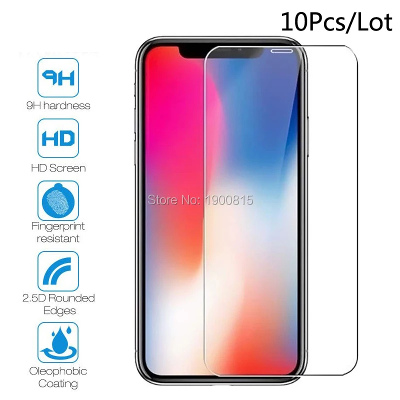 Закаленное стекло для iPhone XR XS MAX 4 4s 5 5s SE 5c защитная пленка экрана 6 6s 7 8 Plus X защитное