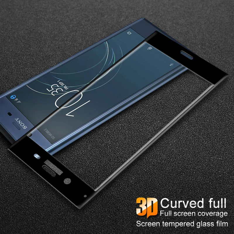 Закаленное 3D защитное стекло IMAK Для Sony Xperia XZ1|tempered glass screen protector|glass protectorscreen protector |