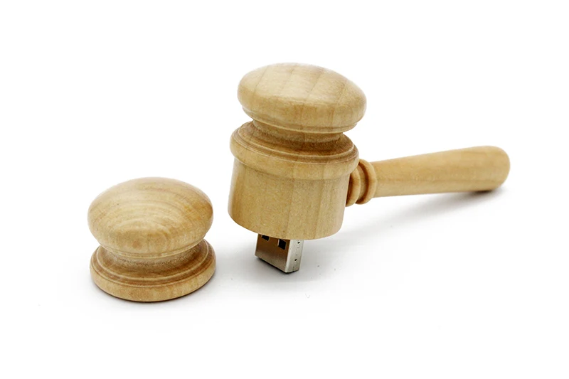 JASTER деревянный usb флэш-накопитель gavel модель молотка 4 ГБ 16 ГБ 32 ГБ 64 Гб Память usb флешка накопитель клен Дерево Флеш-накопитель