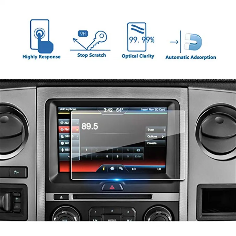 Для Ford Escape Expedition Flex Fusion Focus 8 дюймов автомобильный навигационный экран протектор
