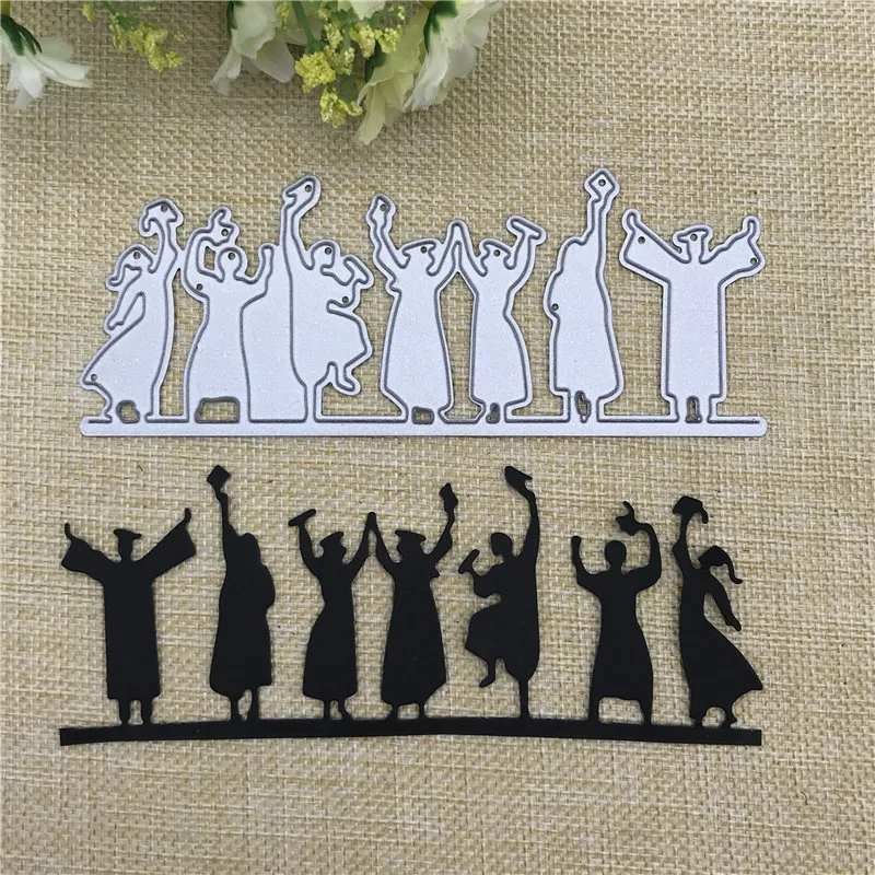 Happy Graduates Metal Cutting Dies Stencils For Card Making Decorative Embossing Suit Paper Cards Stamp DIY | Дом и сад