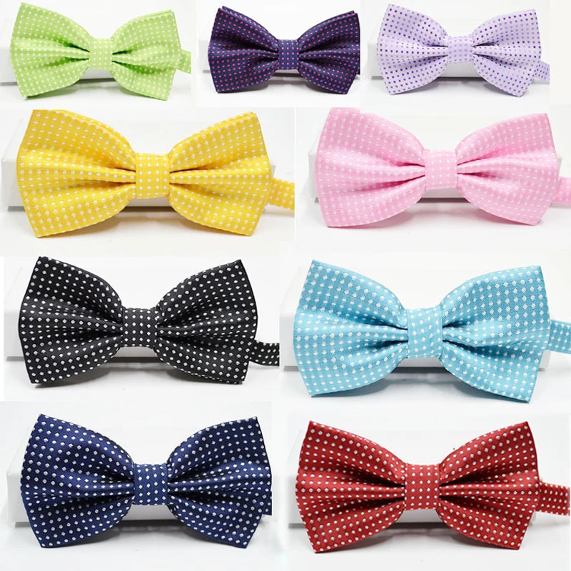 OnnPnnQ Fashion New Women Men Colorful Jacquard Dots Bow Tie Suit Decoration Neck Wedding Party Business Bowtie For Male | Аксессуары