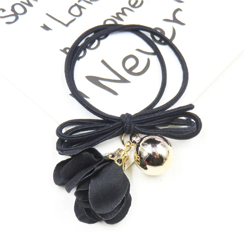 1 шт. тканевые цветочные шарики эластичные повязки для волос девочек богемная