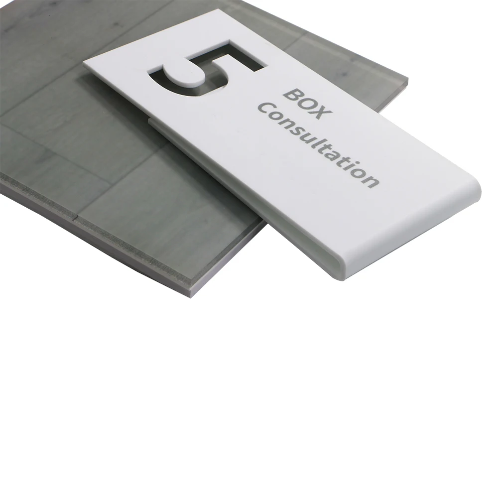 

20x20cm Custom Acrylic Vestiaire Douche Signage Plate Logo Mark Icon Printing Series Sign Board Wall Room WC Femme Homme Sign