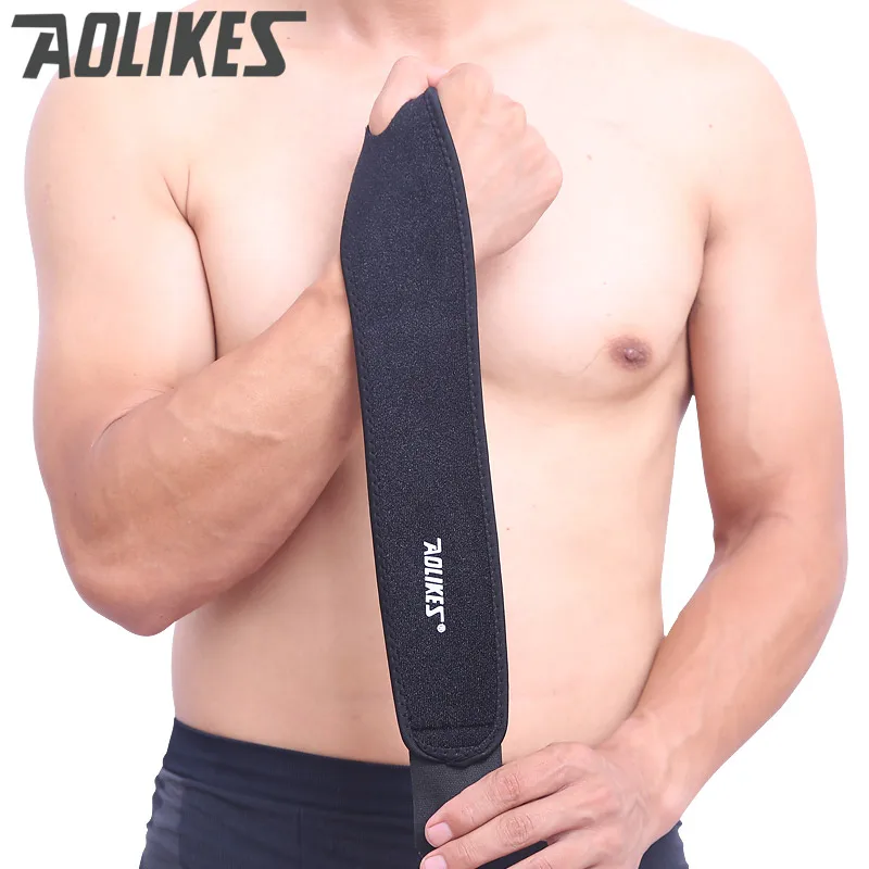 AOLIKES спортивные повязки на запястье для тренажерного зала поддерживающие ремни