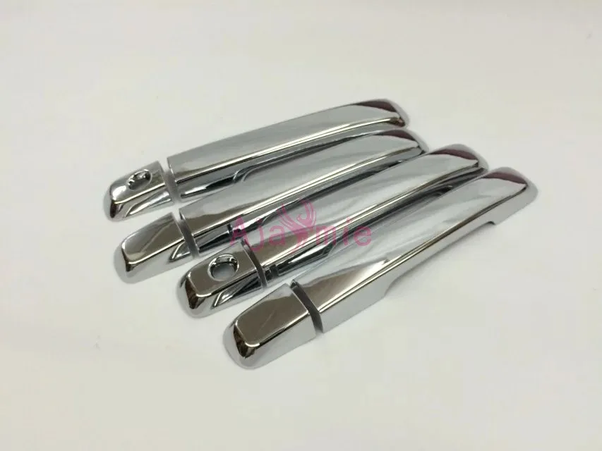 Хромированная накладка на дверную ручку и вставка в чашу накладная панель