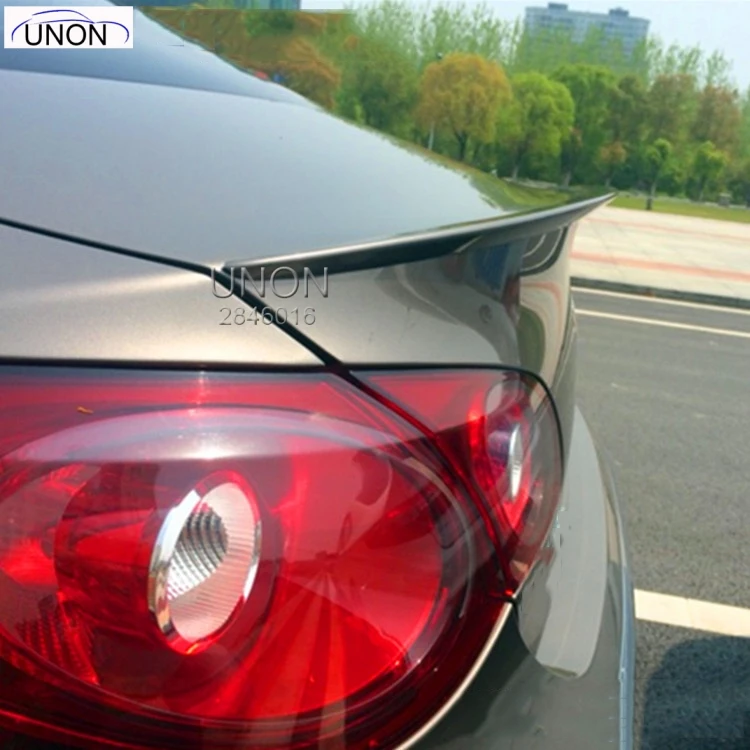 Для Volkswagen Passat CC 2009- Авто АБС пластик Неокрашенный задний Багажник крыло спойлер автомобильные аксессуары