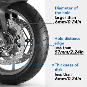 MYSBIKER замок дискового тормоза, Противоугонный мотоциклетный сигнализационный дисковый замок, 110 дБ звуковой сигнал и 6 мм контакт с 2 м кабелем напоминания