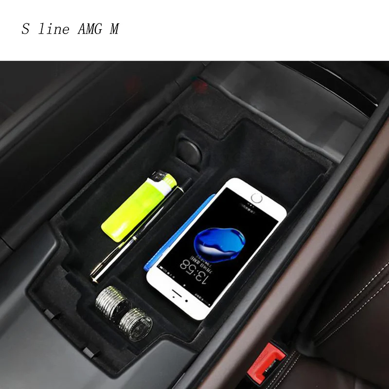 Автомобильный Стайлинг для BMW 5 серии F10 G30 G38 центральный ящик хранения